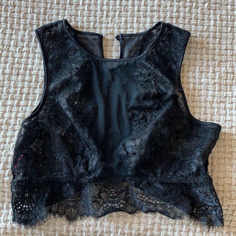 Lace top - medium worn